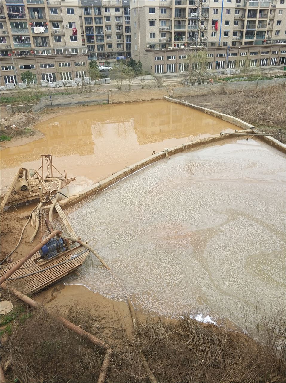 诸城沉淀池淤泥清理-厂区废水池淤泥清淤