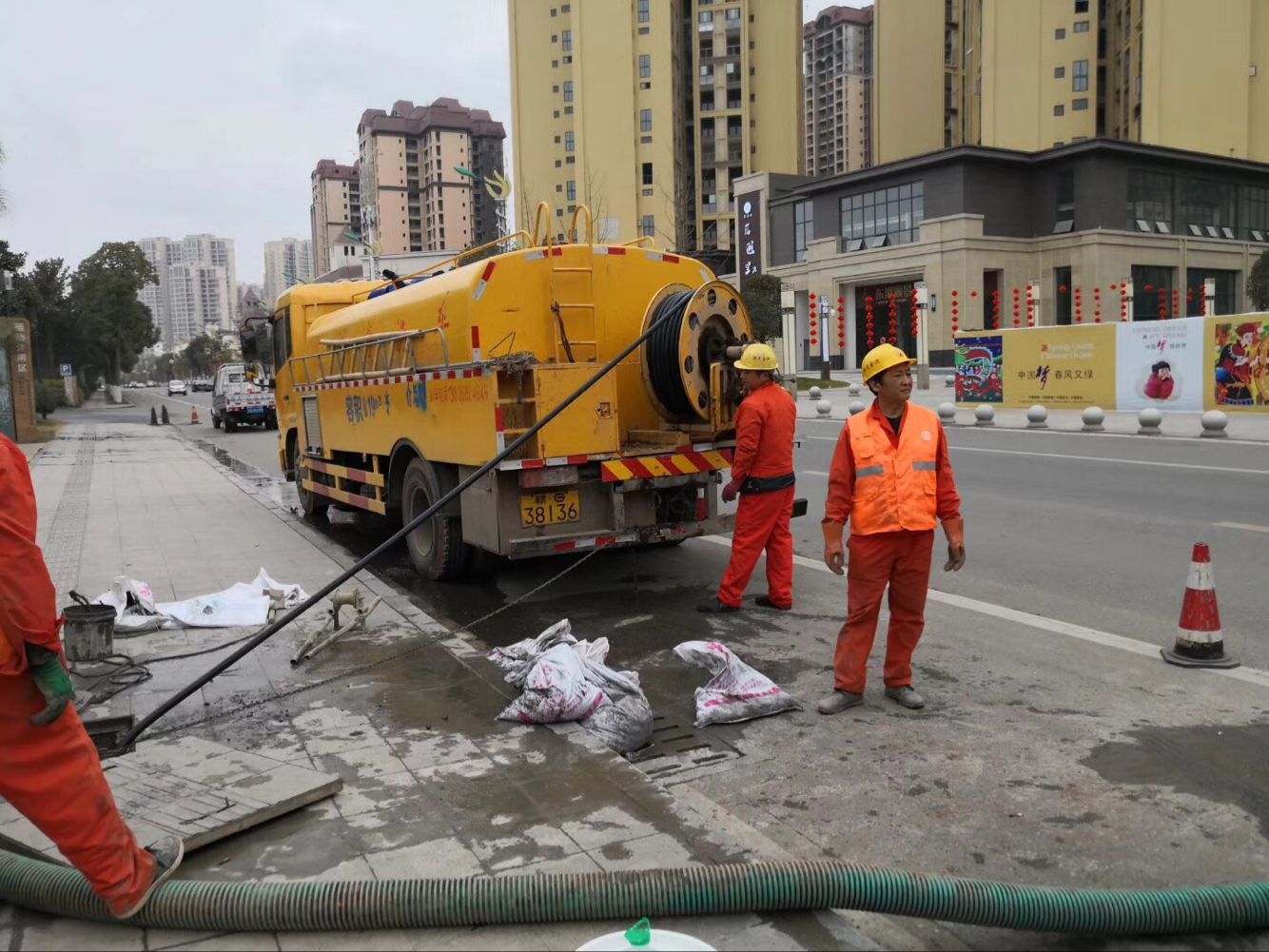 诸城排污管道清淤-管道清洗